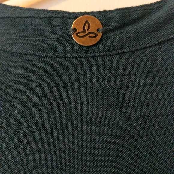 prAna Natassa Crinkled Tunic Petrol Blue XS - Picture 5 of 7
